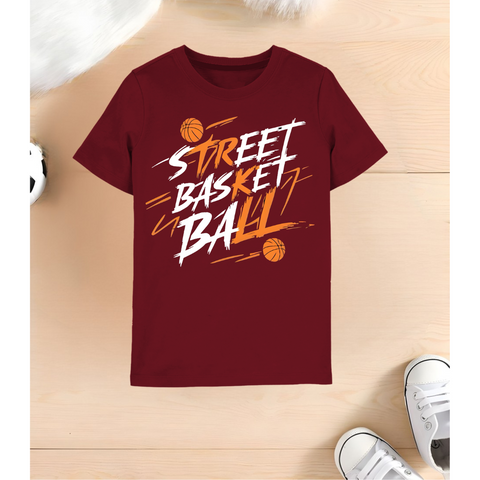 street Baskit ball T-shirt for kids