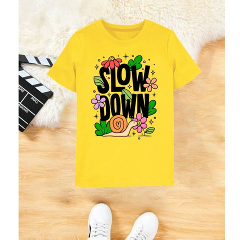 Slow down Yellow T-shirt