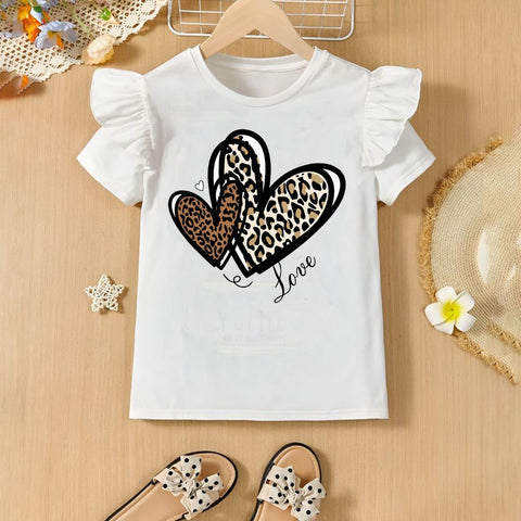 The Love Printed Girls T-shirt