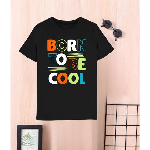 Born to be Cool Black T-shirt