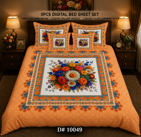 BEDIOR 5D Digital Bed Sheet Set #04