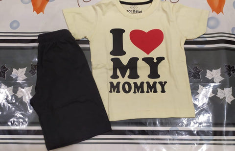 I Love My Mommy Kids Clothes