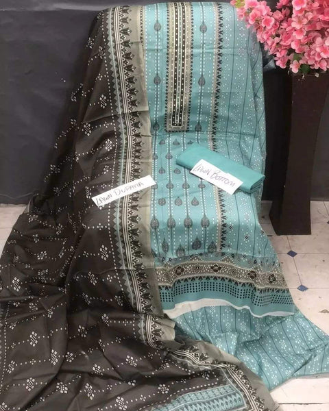 Bin Saeed Printed Lawn 3Pc