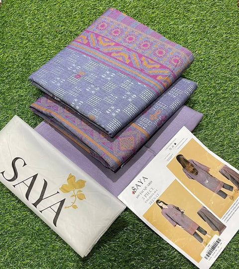 Saya Lawn 3PC Suit No.01