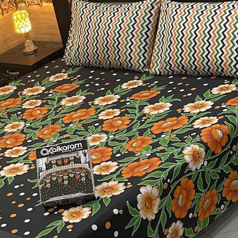 100% Pure Cotton Bedsheet 102
