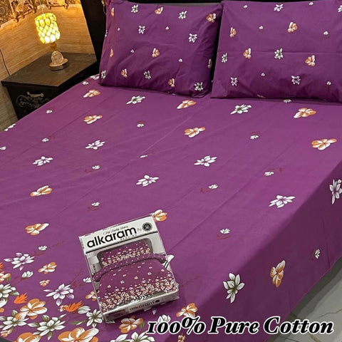 100% Pure Cotton Bedsheet 176