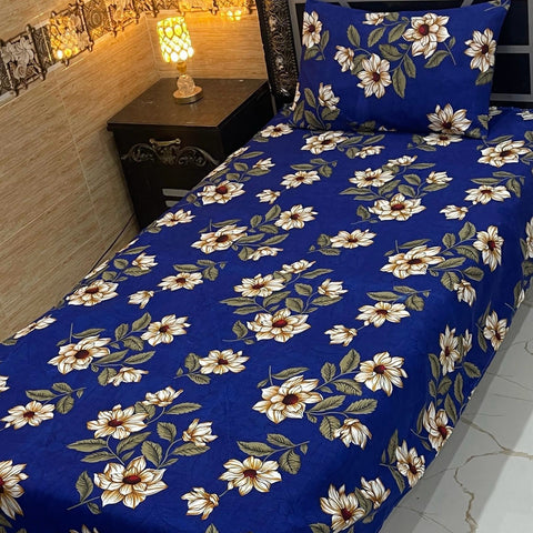Pure Cotton Single Bedsheet 249