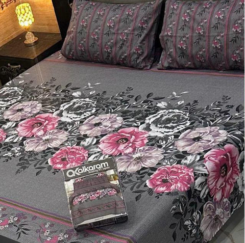 100% Pure Cotton Bedsheet 300