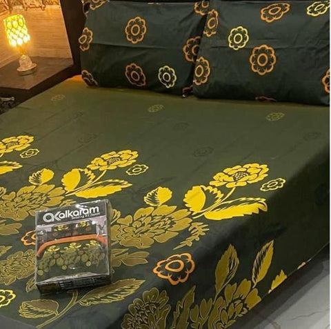 100% Pure Cotton Bedsheet 309