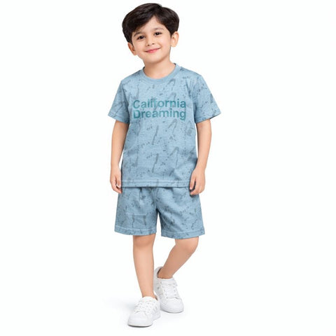 Dreaming tshirt with shorts Set for boys