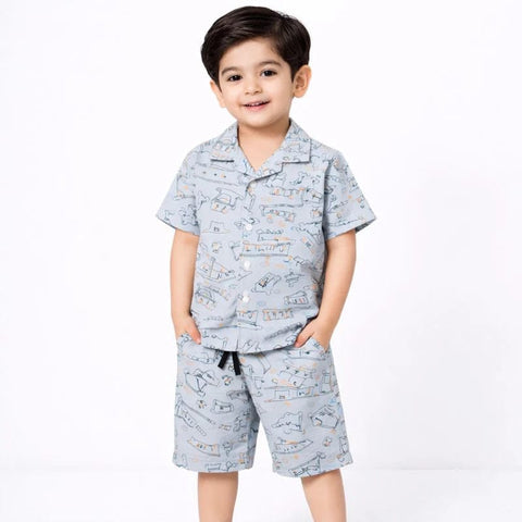 Doodle tshirt with shorts Set for boys