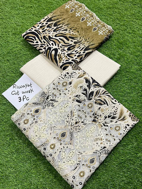 Bin Saeed Chicken Kari Lawn 3Pc CK28