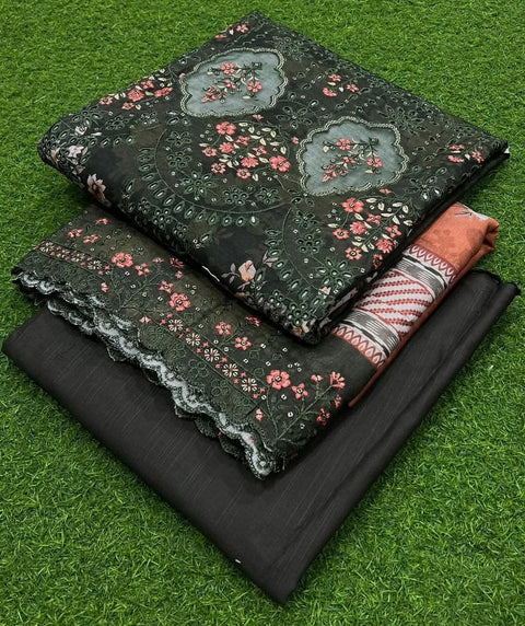 Bin Saeed Chicken Kari Lawn 3Pc CK37