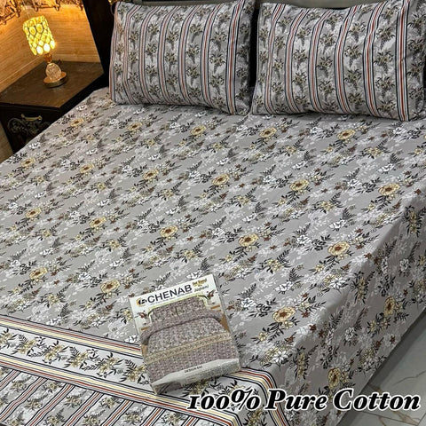 100% Pure Cotton Bedsheet 151