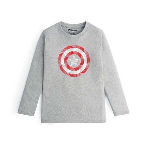 COTTON - CAPTAIN AMERICA SHIELD FULL SLEEVES