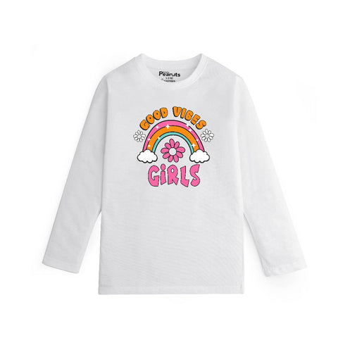 COTTON - GOOD VIBES GIRLS FULL SLEEVES