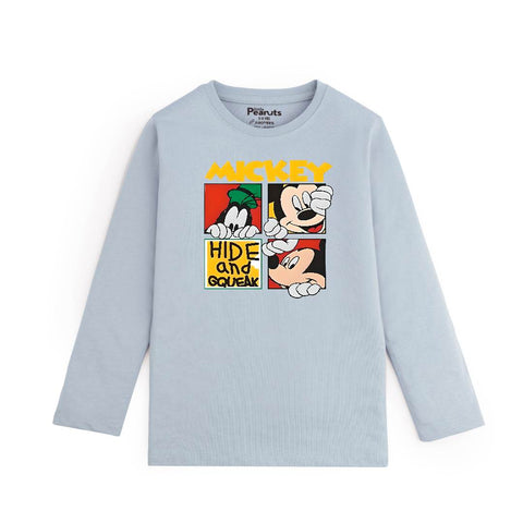 COTTON - MICKEY HIDE AND GQUEAK FULL SLEEVES