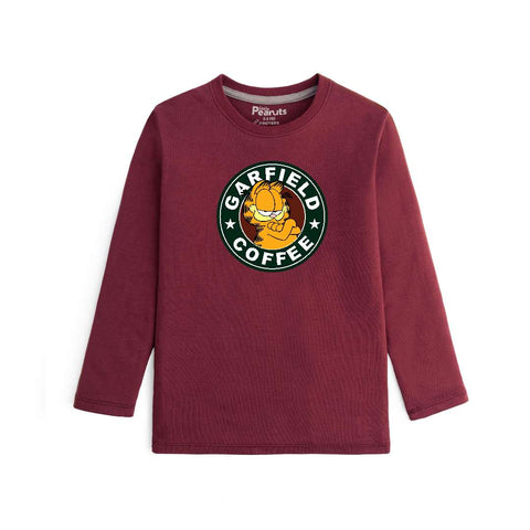 COTTON - GARFIELD COFFEE FULL SLEEVES