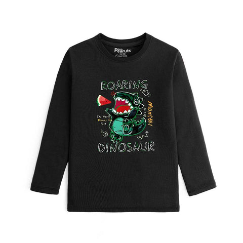COTTON - ROARING DINOSAUR FULL SLEEVES